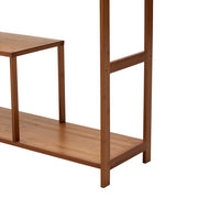Large Wooden Bookcase Room Divider Tall Bookshelf Storage Display Shelving Unit