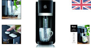 Instant Boiling Water Dispenser 1.5 Litre 2200W Boil Dry Protection Black