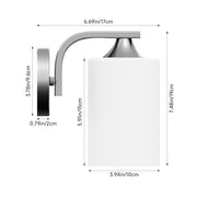 Minimalist Milk Glass Wall Light Lamp Body E27 Lamps Holder Wall Mounted Lights