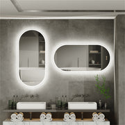 Oversized Bathroom Mirror LED Lighted Wall Mirror with Demister Exclusive Design