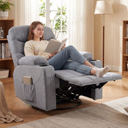 Recliner Chair Nursery Rocking Chair with Massage & Heat