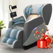 Massage Chair Full Body, 14 Fixed Rollers Heating for Home(Grey) | Zero Gravity