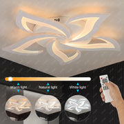 Modern Chandelier LED Lamp White Frame Ceiling Light Living Room Bedroom Lights