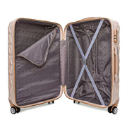 Hard Shell PC+ABS Cabin Suitcase 4 Wheel Travel Luggage Trolley Lightweight Case