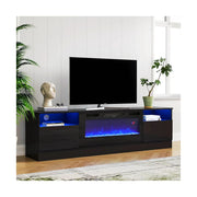 Fireplace TV Stand Metro Lane 178cm Wide with Closed Media Storage