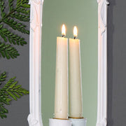 Ornate White Wall Mirror Candle Sconce french chic shabby chic vintage wedding