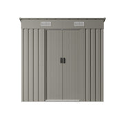 4x6 FT Garden Shed Glitter Storage Shed Waterproof with Foundation Kit and Vents
