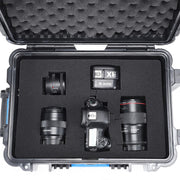 Heavy Duty Hard Rolling Tool Trolley Case with Wheels & Waterproof Camera Storag