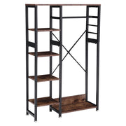 Open Wardrobe Clothes Rail Hanging Garment Stand Rack Shelf Storage Organizer