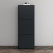 Shoe Storage Cabinet Wooden Shoe Rack Space-saving 3 Units 6 Tiers Many Colors