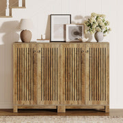 5-Tier Shoe Cabinet with Doors, Modern Wooden Shoe Rack Organizer for Entryway
