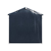 6 x 8 ft Garden Storage Shed Bike Apex Tool House Steel Frame Shelter Log Store