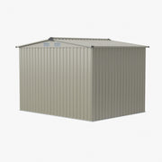 Garden Shed Apex Roof 8X6FT Metal With Free Foundation Base Tools Storage House