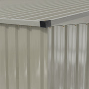 10 x 8FT Garden Shed Metal Apex Roof Outdoor Storage House With Free Foundation