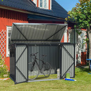 Garden Shed Lockable Bicycle Storage Bike Tool Box Outdoor Garbage Bin Sheds UK