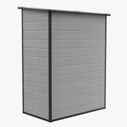 5X3FT Plastic Garden Shed with Floor & Window Lockable Outdoor Storage House UK