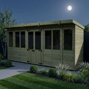 Total Sheds Pent Summer House Various Sizes Pressure Treated UK Manufactured