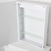 LED Bathroom Mirror Cabinet With Shaver Socket Storage/Demister/Digital Clock