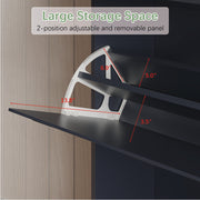 Modern Freestanding Shoe Cabinet Organizer with 2 Flip & 1 Pull-Out Drawers New