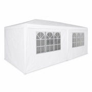 NEW! 3m x 6m White Waterproof Garden Gazebo Marquee Awning Party Tent