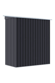 Anthracite Metal Garden Shed Outdoor Tools Storage Sheds Small House - 5ft x 3ft