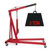 Jack Wheeled Folding Hoist/Shop Crane Steel 2 Ton Hydraulic Engine Stand Lift