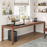 78.7 Inches Extra Long Computer Desk 2 Person Desk, Double Long Desk Workstation