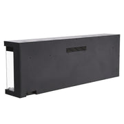 70'' Electric Fireplace 12 LED Color Media Freestand/Inset Fire 3 Side Panoramic