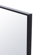 Black Frame Rectangle Mirror 40 x 60 cm Home Bathroom Wall Mounted Vanity Decor