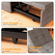 4-in-1 Multifunction Folding Sofa Bed Convertible Sleeper Chair Pull Out Lounge