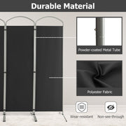 4 Panel 188cm Room Divider 188cm Folding Privacy Screen Portable Freestanding