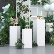 3X Metal Plinth Cylinder Dessert Pedestal Wedding Cake Flower Display Stand Rack