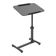 Mobile Standing Desk Rolling Laptop Table Adjustable Hospital & Home Bed Table
