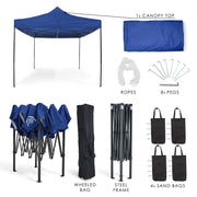 All Seasons Gazebos 3mx4.5m Heavy Duty Fully Waterproof Pop Up Gazebo