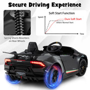 Lamborghini Kids Ride-on Car 12V Battery Powered Electric Vehicle-Black
