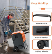63L Commercial Dehumidifier Industrial Dehumidifier 5.5L Water Tank Mobile