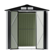 6x4ft 5x3ft 3x2ft Garden Storage Bike Tool Shed Sloped Roof Outdoor Garbage Bin