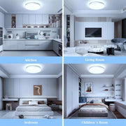 48W LED Ceiling Light 6500K IP44 Flush Mount Light Kitchen Bedroom Hall Bathroom