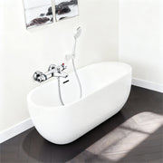 Thermostatic Mixer Tap, Chrome Bath Shower Valve Bar for Bathroom, UK Model