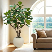 Artificial Faux Fig Tree CGH 8ft / 240cm Indoor Potted Plant Planter Green