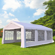 6M X 4M Marquee Heavy Duty Gazebo Garden Wedding Canopy Party Tent Shelter