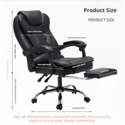 Executive Office Chair Massage Computer Desk Chair Swivel Recliner Gaming Chair