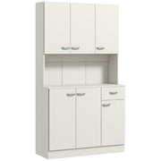 Freestanding Kitchen Cupboard, Storage Cabinet with Doors Refurbished