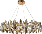 Luxury Crystal LED Chandeliers,Modern Crystal Ceiling Light for Dining Room