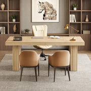 63 Inch Modern Executive Desk Large Wooden Office Computer Desk Writing Table