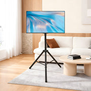 Heavy Duty Floor Tripod TV Stand, Height Adjustable TV Mount for 26‑55