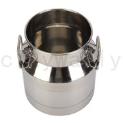 Stainless Steel 28L Milk Churn Can Bucket Container Ghee Pot+ handle+Sealed lid