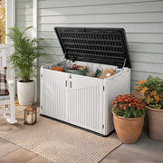 Outdoor Storage Box with Free Base 975L Garden Container Shed Weather Resistant