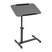 Mobile Standing Desk Rolling Laptop Table Adjustable Hospital & Home Bed Table