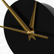 Dimmable LED Wall Lights 3 Colors Round Clock Wall Lamp Bedroom Living Room Lamp